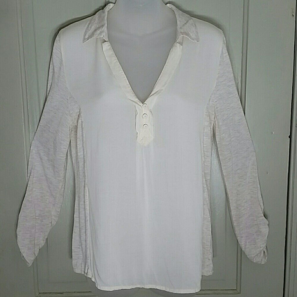 Anthropologie "Postage Stamp" Top